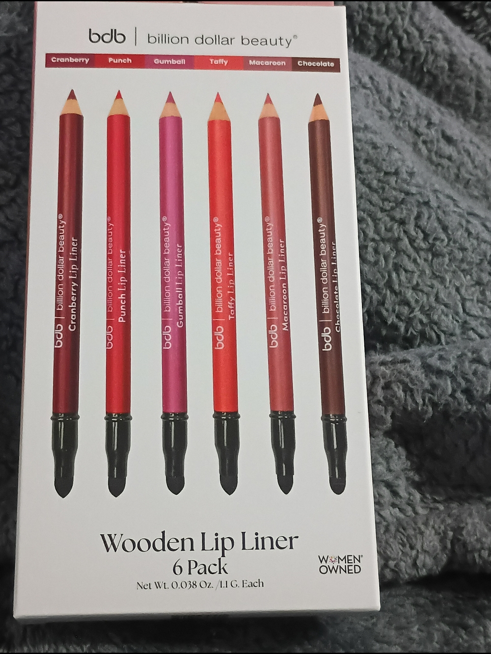 bdb 6 Piece Lip Liner With A Built In Sharpener